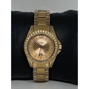 Fossil Riley Mini ES2889 Womens Rose Gold StainlessSteel Analog Dial Watch JK546